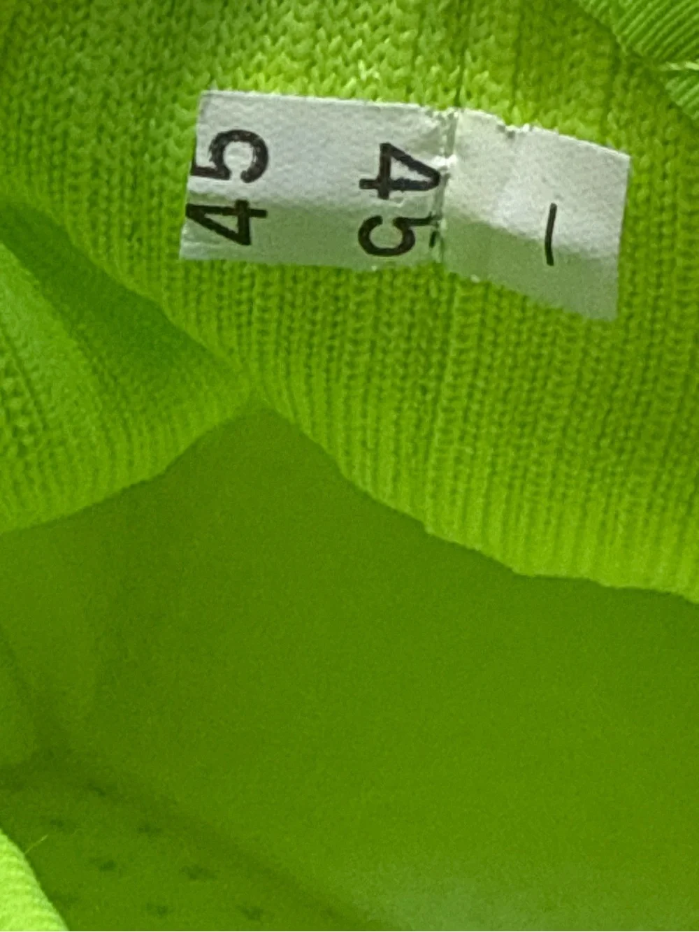 Neon Green Knit Chunky Athletic Sneakers Size 45